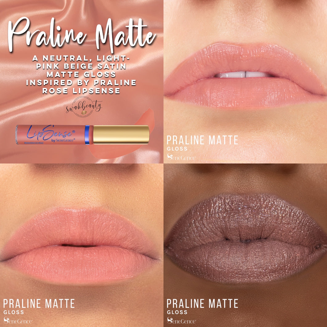 Praline Satin Matte Nude Lipgloss - Senegence