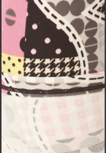 One Size  Pink, Black & Yellow Paisley & Plaid Print Leggings