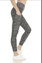 Black & Grey Premium Active Workout Leggings