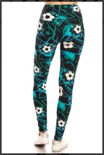 Plus Size Soccer Print Leggings