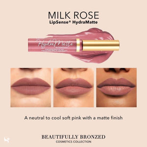 Milk Rose HydraMatte Lipsense Lip Color - Senegence