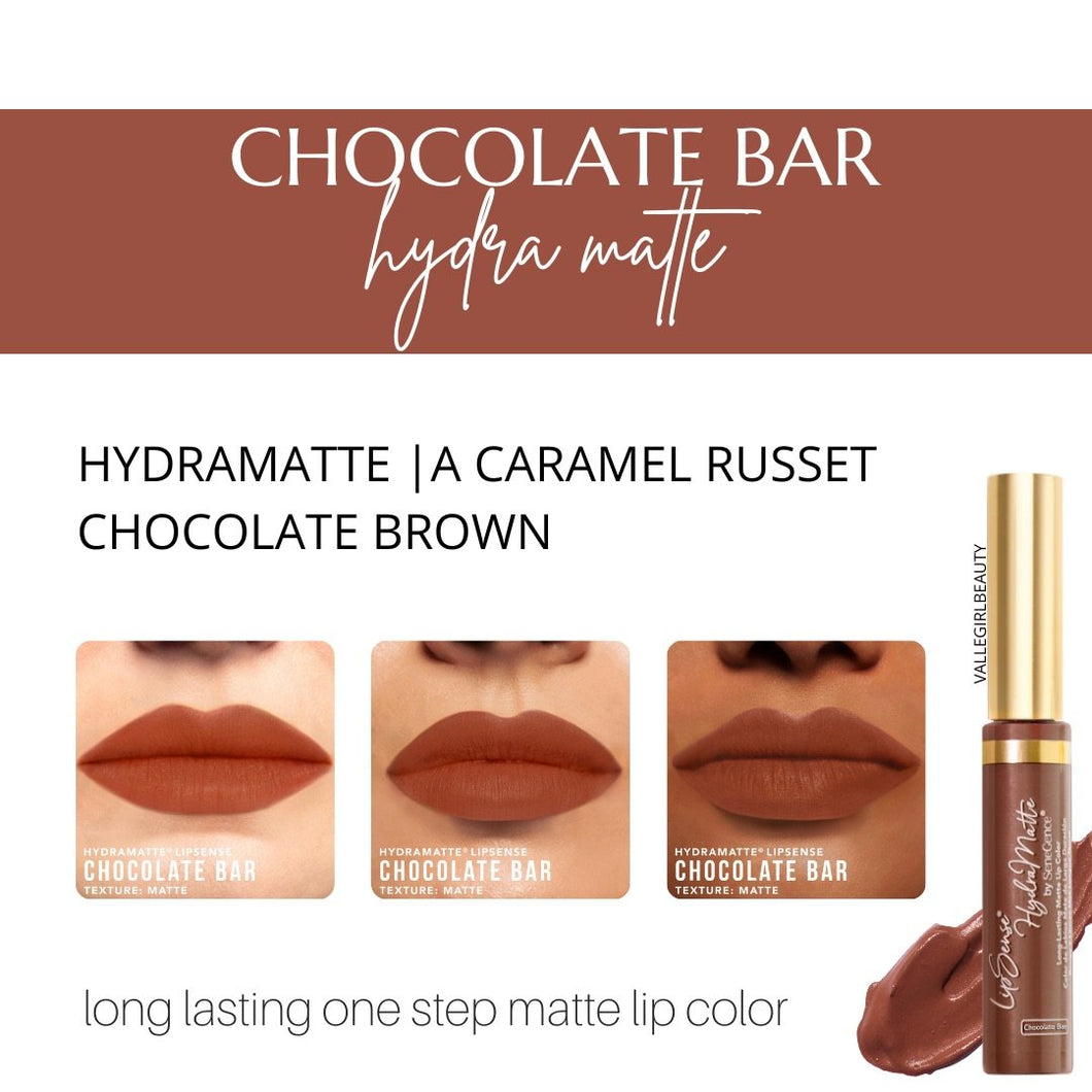 Chocolate Bar HydraMatte Lipsense Lip Color - Senegence