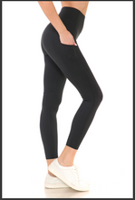 Premium Solid Black Active Leggings