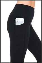 Premium Solid Black Active Leggings