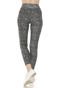 Black & Grey Premium Active Workout Leggings