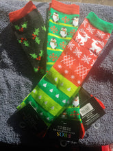 Christmas Print Knee High Socks - Socks n Stuff