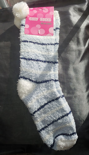 Super Plush Striped House Socks - Socks n Stuff