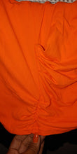 Solid Orange High Rise Slouchy Pocket Short