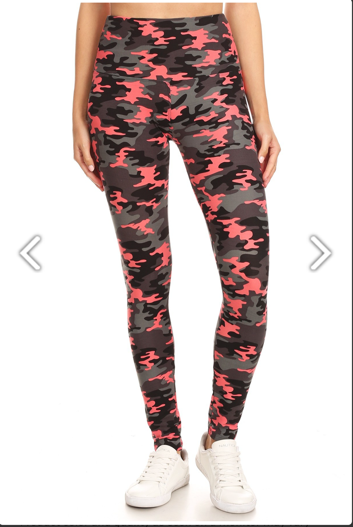 Plus Size Pink Dark Grey Camo Leggings Denise s Delights Barber Enterprises