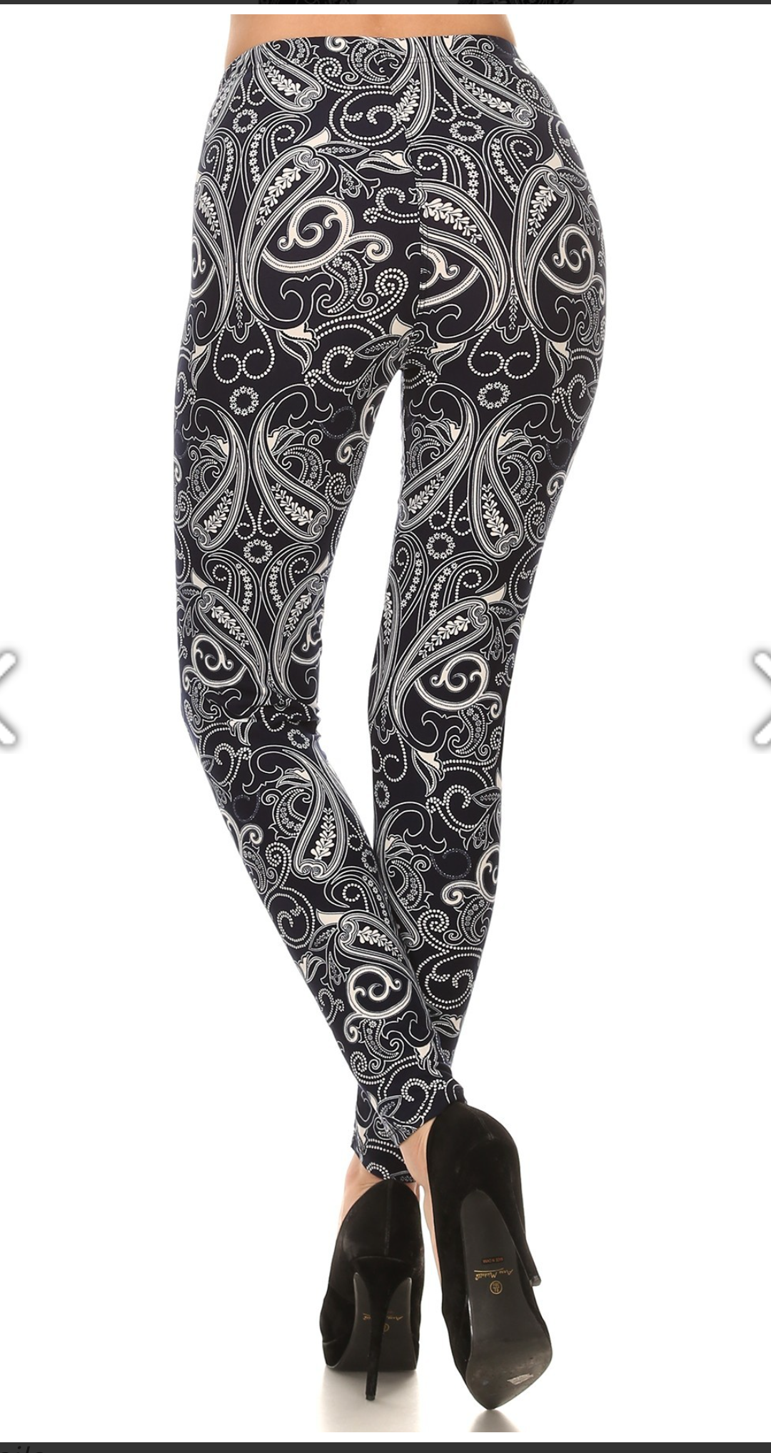 Paisley print shop leggings