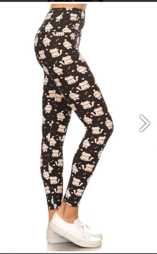 One Size Cute Kittie Leggings