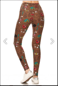 One Size Camping Adventures Leggings