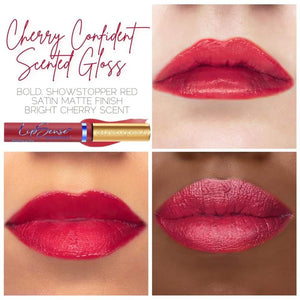 Limited Edition Cherry Confident Scented Gloss - Senegence