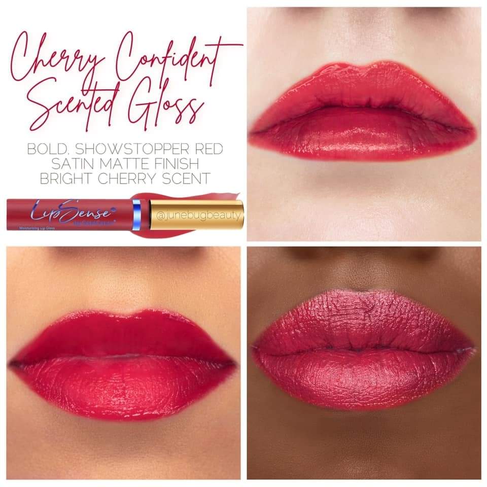 Limited Edition Cherry Confident Scented Gloss - Senegence
