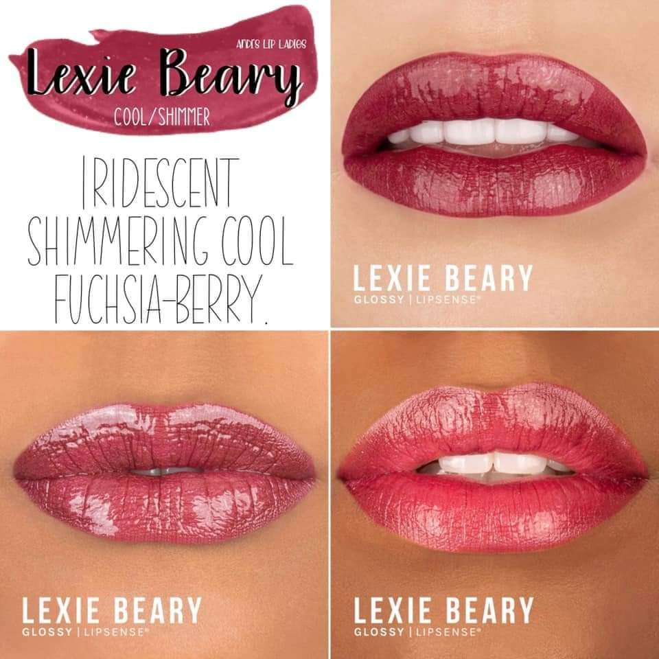 10 LipSense SeneGence Bundle - 5 Lexie Bear-y and hot 5 Pink Champagne - Lip Glosses