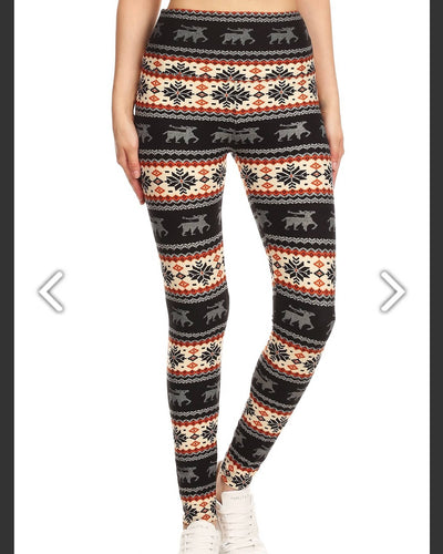 One Size Winter Wonderland Leggings