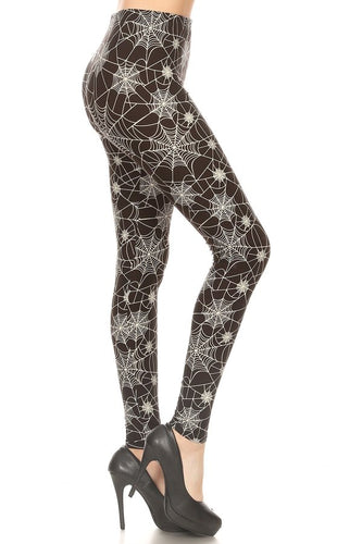 One Size Spiderweb Leggings