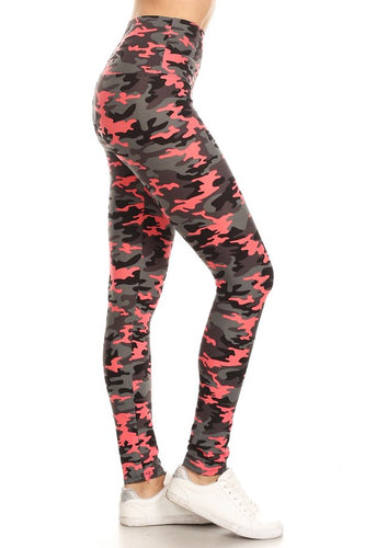 One Size Pink/Dark Grey Camo